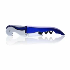 Cheap ⭐ BarMan Corkscrew - Double Lever - Stainless Steel Candy Coated ⭐ -Barman Sales Store candy coated dl corkscrew blue web 500 2 700x700