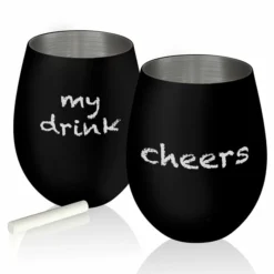 Promo ✨ BarMan Stemless Stainless Steel Wine Glass - Matte Black - 17 Oz. 🥰 6 Promo ✨ BarMan Stemless Stainless Steel Wine Glass - Matte Black - 17 Oz. 🥰 -Barman Sales Store colton stmls blk 700x700