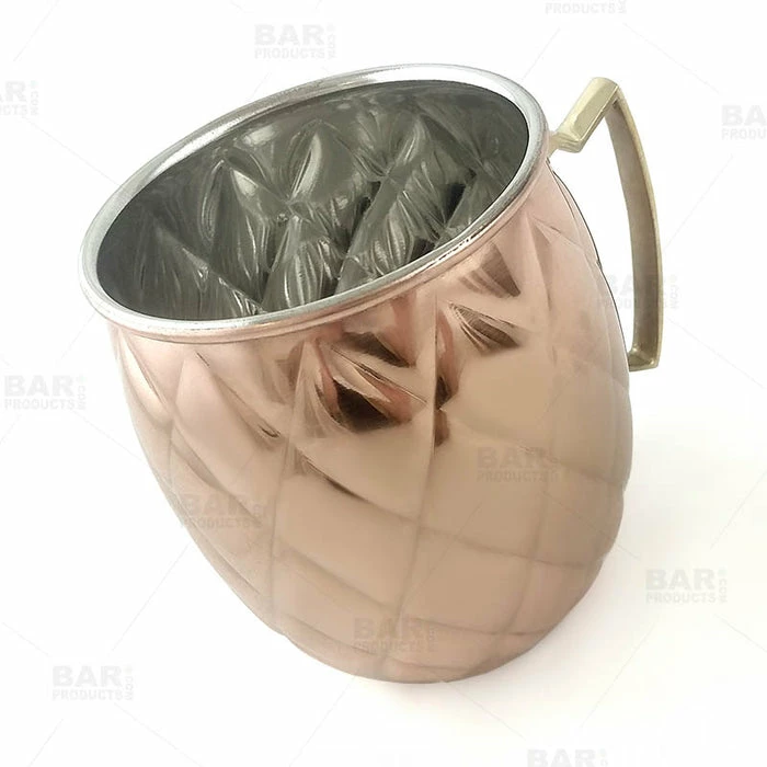 Buy 🤩 BarMan Copper Plated Diamond Moscow Mule Mug - 18oz 😉 5 Buy 🤩 BarMan Copper Plated Diamond Moscow Mule Mug - 18oz 😉 - Image 5