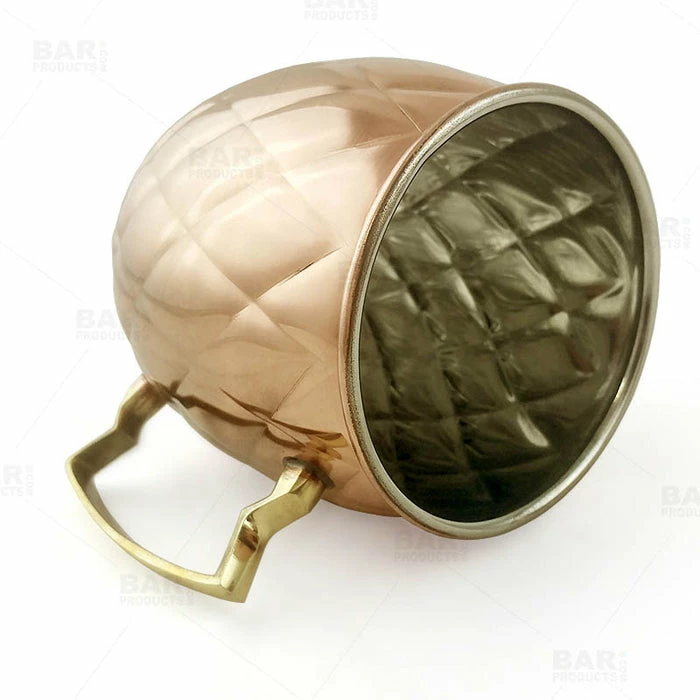 Buy 🤩 BarMan Copper Plated Diamond Moscow Mule Mug - 18oz 😉 4 Buy 🤩 BarMan Copper Plated Diamond Moscow Mule Mug - 18oz 😉 - Image 4