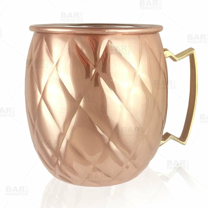 Buy 🤩 BarMan Copper Plated Diamond Moscow Mule Mug - 18oz 😉 1 Buy 🤩 BarMan Copper Plated Diamond Moscow Mule Mug - 18oz 😉