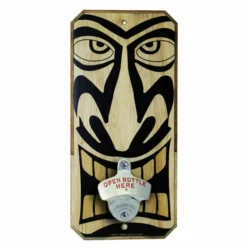 Buy ❤️ BarMan TIKI - Wall Mounted Wood Plaque Bottle Opener ⭐