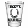 New ❤️ BarMan CUSTOMIZABLE - 1.75oz Clear Shot Glass - Horseshoe 🔥