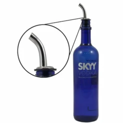 Promo 🔥 BarMan Liquor Pourers - Metal Curved Jet ❤️ -Barman Sales Store curved jet skyy 700x700