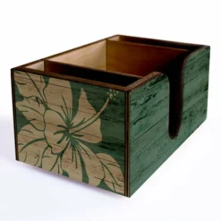 Deals ⌛ BarMan Customizable Wooden Bar Caddy - Tiki Bar 🌟 -Barman Sales Store custom wood caddy tiki web corner 1 700x700