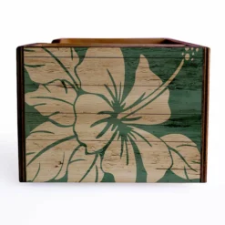 Deals ⌛ BarMan Customizable Wooden Bar Caddy - Tiki Bar 🌟 -Barman Sales Store custom wood caddy tiki web side 1 700x700