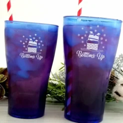 Brand new 👍 BarMan Bottoms Up Polycarbonate Cup - Blue - 2 Sizes Available 🥰 -Barman Sales Store cute christmas glasses bottoms up 800bpc 5 700x700