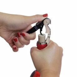 Best Pirce ✨ BarMan Corkscrew / Wine Opener - Double Lever - Stainless Steel ❤️ 13 Best Pirce ✨ BarMan Corkscrew / Wine Opener - Double Lever - Stainless Steel ❤️ -Barman Sales Store double lever step 3 1 700x700
