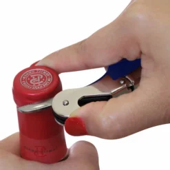 Cheap ⭐ BarMan Corkscrew - Double Lever - Stainless Steel Candy Coated ⭐ -Barman Sales Store double lever wine opener action 1 700x700
