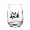 Wholesale 🎉 BarMan Drink Up Grinches Stemless Wine Glass 🤩