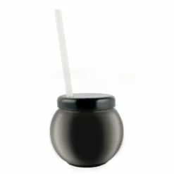 Deals 🥰 BarMan BarConic® Black Fishbowl Plastic Drinkware - 20 Ounce - With Lid And Straw ❤️