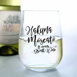 Flash Sale 😀 BarMan Hakuna Moscato - Stemless Wine Glass (17oz) 👏 3 Flash Sale 😀 BarMan Hakuna Moscato - Stemless Wine Glass (17oz) 👏 -Barman Sales Store dw hk mscto1 700x700