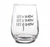 Cheap ❤️ BarMan Let It Snow Stemless Wine Glass 🧨