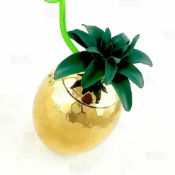 New 😍 BarMan Gold Pineapple Disco Novelty Cup - 28 Ounce 💯 -Barman Sales Store gold disco pineapple bpc 1 700x700