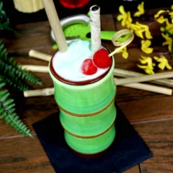 Best Sale ⌛ BarMan BarConic ® Tiki Mug - Bamboo Stalk - 14 Ounce ❤️ -Barman Sales Store green bamboo tiki mug bpc 6 700x700