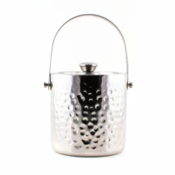 Discount ❤️ BarMan BarConic® 🔥 Hammered Double Wall Ice Bucket - 1.8 QT 🌟