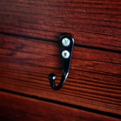 Best Sale ⌛ BarMan "How To Tell Time" Coffee Mug And Wine Glass Holder - Wood Board Background (Hardware Included) 😀 -Barman Sales Store how to tell time hardware mug preinstalled wood boards black 700x700