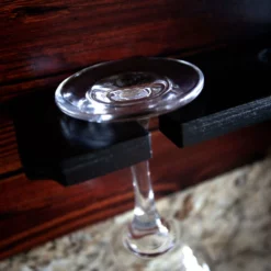 Best Sale ⌛ BarMan "How To Tell Time" Coffee Mug And Wine Glass Holder - Wood Board Background (Hardware Included) 😀 -Barman Sales Store how to tell time hardware wine glass preinstalled ready to hang black 700x700