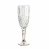 Cheap 👏 BarMan BarConic® Iridescent Diamond Pattern Flute Glass - 5.5 Ounce (Quantity Options) 🥰