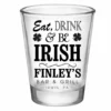 Coupon 💯 BarMan CUSTOMIZABLE - 1.75oz Clear Shot Glass - Eat, Drink And Be Irish 🛒