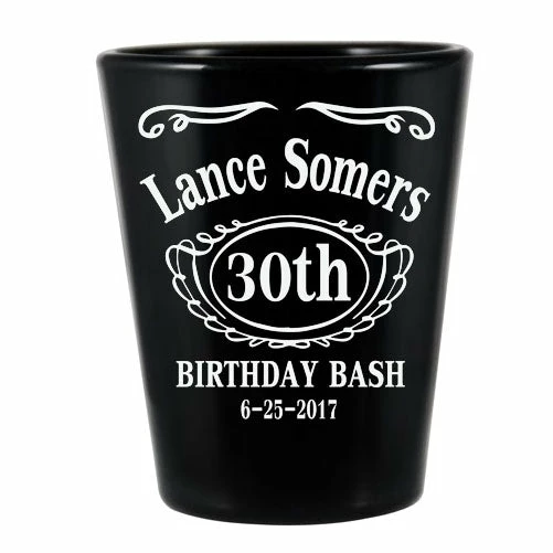Coupon 🥰 BarMan CUSTOMIZABLE - 1.75oz Black Shot Glass - Birthday Bash 💯 1 Coupon 🥰 BarMan CUSTOMIZABLE - 1.75oz Black Shot Glass - Birthday Bash 💯