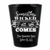 Deals ⌛ BarMan CUSTOMIZABLE - 1.75oz Black Shot Glass - Wicked ✨ Halloween Design 👏