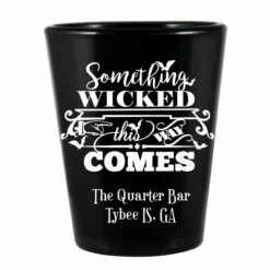 Deals ⌛ BarMan CUSTOMIZABLE - 1.75oz Black Shot Glass - Wicked ✨ Halloween Design 👏