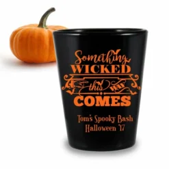 Deals ⌛ BarMan CUSTOMIZABLE - 1.75oz Black Shot Glass - Wicked ✨ Halloween Design 👏 -Barman Sales Store lg gw 1032ash wicked ayn wicked hallowen shot glasses 2 700x700