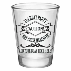 Best reviews of ✔️ BarMan Customizable 1.75 Oz. Clear Shot Glass- 21st Bday Party- May Cause Hangover! - AYN 🎉 -Barman Sales Store lg gw 5114 ayn bdaycaution web 1 700x700