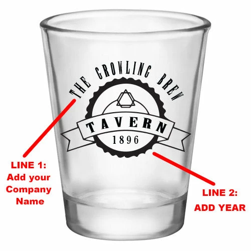 Discount 💯 BarMan Customizable 1.75 Oz. Clear Shot Glass- TAVERN - AYN 😉 2 Discount 💯 BarMan Customizable 1.75 Oz. Clear Shot Glass- TAVERN - AYN 😉 - Image 2