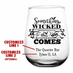 Cheap ✨ BarMan CUSTOMIZABLE - Stemless Wine Glass - 17 Ounce - Something Wicked 👏 -Barman Sales Store lg gw swn wick ayn stemless wine glass wicked web 3 700x700