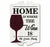 Deals 🔔 BarMan Custom Tavern Shaped Wood Bar Sign - Home Is Where The Wine Is ✨