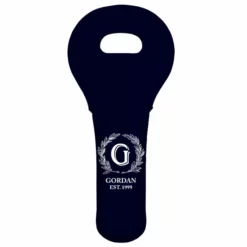 Deals 🧨 BarMan ADD YOUR NAME Wine Totes - Monogram Design - Several Color Options 👏 -Barman Sales Store lg wt 67 mono custom monogram wine bottle carrier blue 700x700
