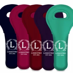 Deals 🧨 BarMan ADD YOUR NAME Wine Totes - Monogram Design - Several Color Options 👏