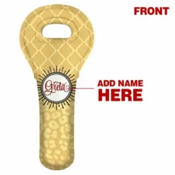 Buy ⭐ BarMan CUSTOMIZABLE Wine Tote - Leopard ❤️ -Barman Sales Store lg wt 67 mono leopard 1 700x700