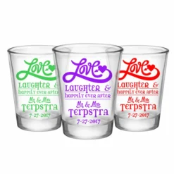 Flash Sale ⭐ BarMan CUSTOMIZABLE - 1.75oz Clear Shot Glass - Love, Laughter & Ever After ✨ 5 Flash Sale ⭐ BarMan CUSTOMIZABLE - 1.75oz Clear Shot Glass - Love, Laughter & Ever After ✨ -Barman Sales Store love wedding web 5 700x700