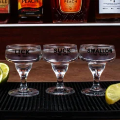 Buy ⭐ BarMan Margarita Shot Glass Set - 1.5 Ounce 😀 -Barman Sales Store margarita shot set scene2 700x700