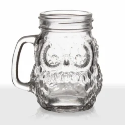 Outlet ⭐ BarMan BarConic® Owl Mason Jar W/handle - 4 Ounce 👏