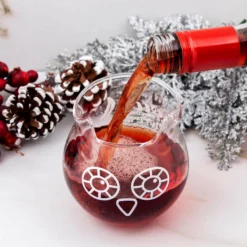 Best deal ✨ BarMan Stemless Wine Glass - The Owl - 14 Ounce 👏 -Barman Sales Store owl wine glass scene1 700x700