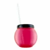 Wholesale ✨ BarMan BarConic® Pink Fishbowl Plastic Drinkware - 20 Ounce - With Lid And Straw 😍