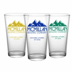 Best Sale 🥰 BarMan CUSTOMIZABLE - 16oz Pint / Mixing Glass - Mountain 💯 -Barman Sales Store pint glass mountains web 5 700x700