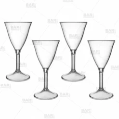 Wholesale ⌛ BarMan Plastic Martini Shot Glasses - 4 Pack - Reusable 🧨