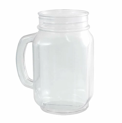 Discount 😍 BarMan 32oz Mason Jar With Handle - Plastic & Reusable ✔️ 1 Discount 😍 BarMan 32oz Mason Jar With Handle - Plastic & Reusable ✔️