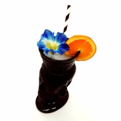 Buy 🔥 BarMan BarConic® Tiki Drinkware - Polynesian Queen - Black ⌛ -Barman Sales Store polynesian queen black top BPC 700x700