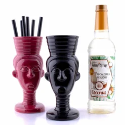 New 🔥 BarMan Polynesian Queen Tiki Gift Set ✔️