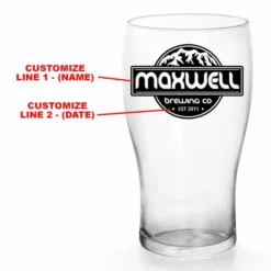 Cheapest ❤️ BarMan CUSTOMIZABLE - 20oz Imperial Pub Glass - Mountains 👏 4 Cheapest ❤️ BarMan CUSTOMIZABLE - 20oz Imperial Pub Glass - Mountains 👏 -Barman Sales Store pub glass brewing co mtns web 1 700x700
