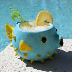 Hot Sale 😉 BarMan BarConic® Tiki Drinkware - Pufferfish - 14 Oz. ✔️ -Barman Sales Store puffer bpc2 700x700