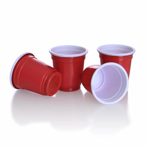 Budget ❤️ BarMan BarConic® 2 Oz. Red Plastic Cups - 200 Count 🤩 2 Budget ❤️ BarMan BarConic® 2 Oz. Red Plastic Cups - 200 Count 🤩 - Image 2
