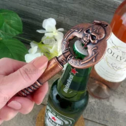 Deals 😉 BarMan BarConic® Bottle Opener / Wine Opener - Skull - Antique Copper ⌛ -Barman Sales Store skull bottle opener wine stopper bpc 6 700x700