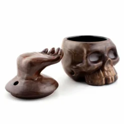 Cheapest ⭐ BarMan BarConic® Tiki Drinkware - Skull Bowl - 14 Ounce 👍 -Barman Sales Store skull bowl clean3 700x700